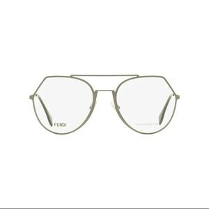 Fendi Demo Geometric Ladies Eyeglasses FF 0329 NEW